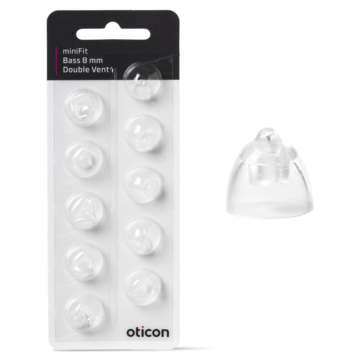 Oticon miniFit Bass-Dome (double vent) - immagine 5