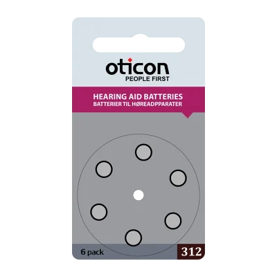 Oticon 312 Battery 370-40-092-08